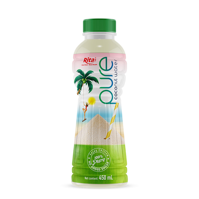 450ml pet bottle 100 pure coconut water no add sugar RITA