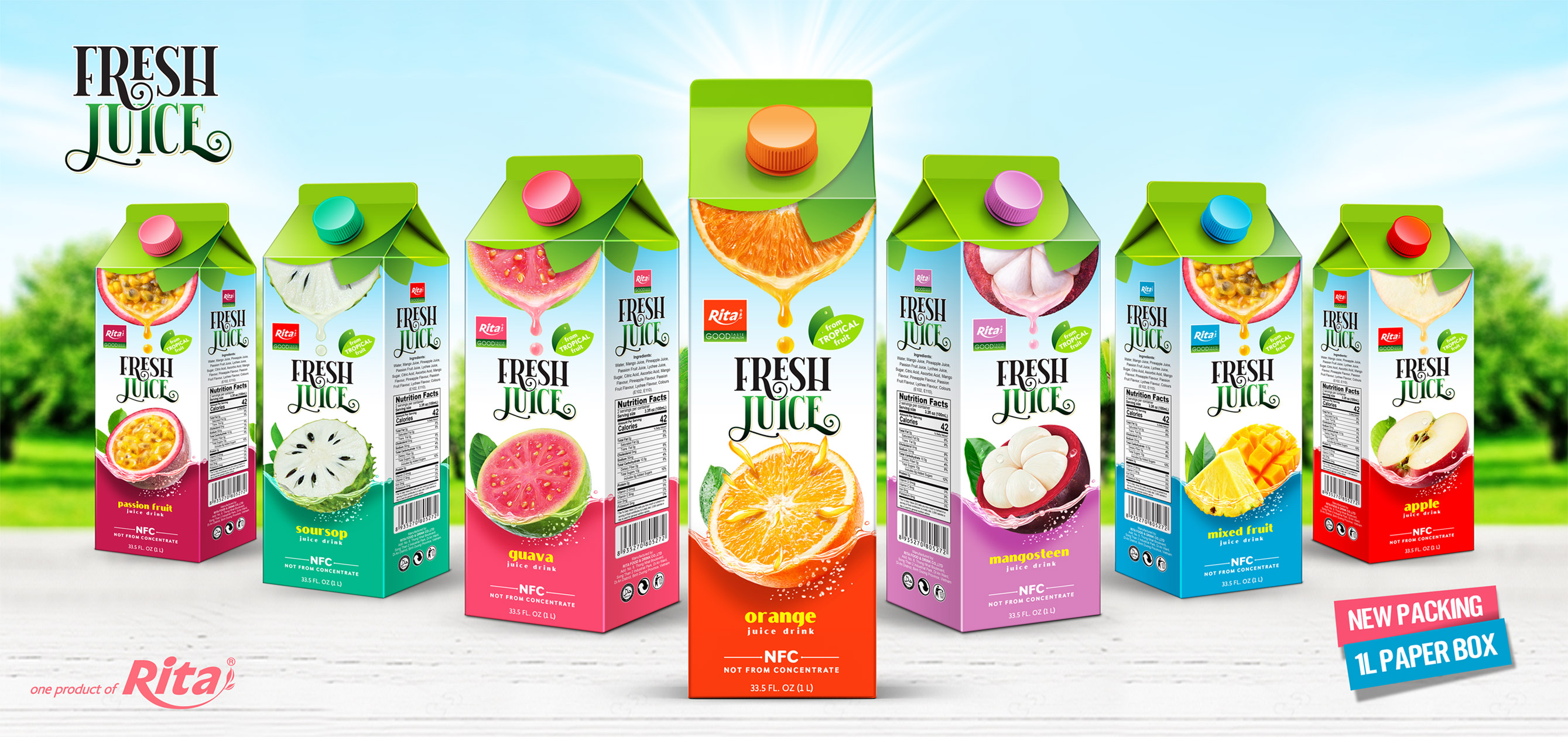 Fruit juice 1000ml