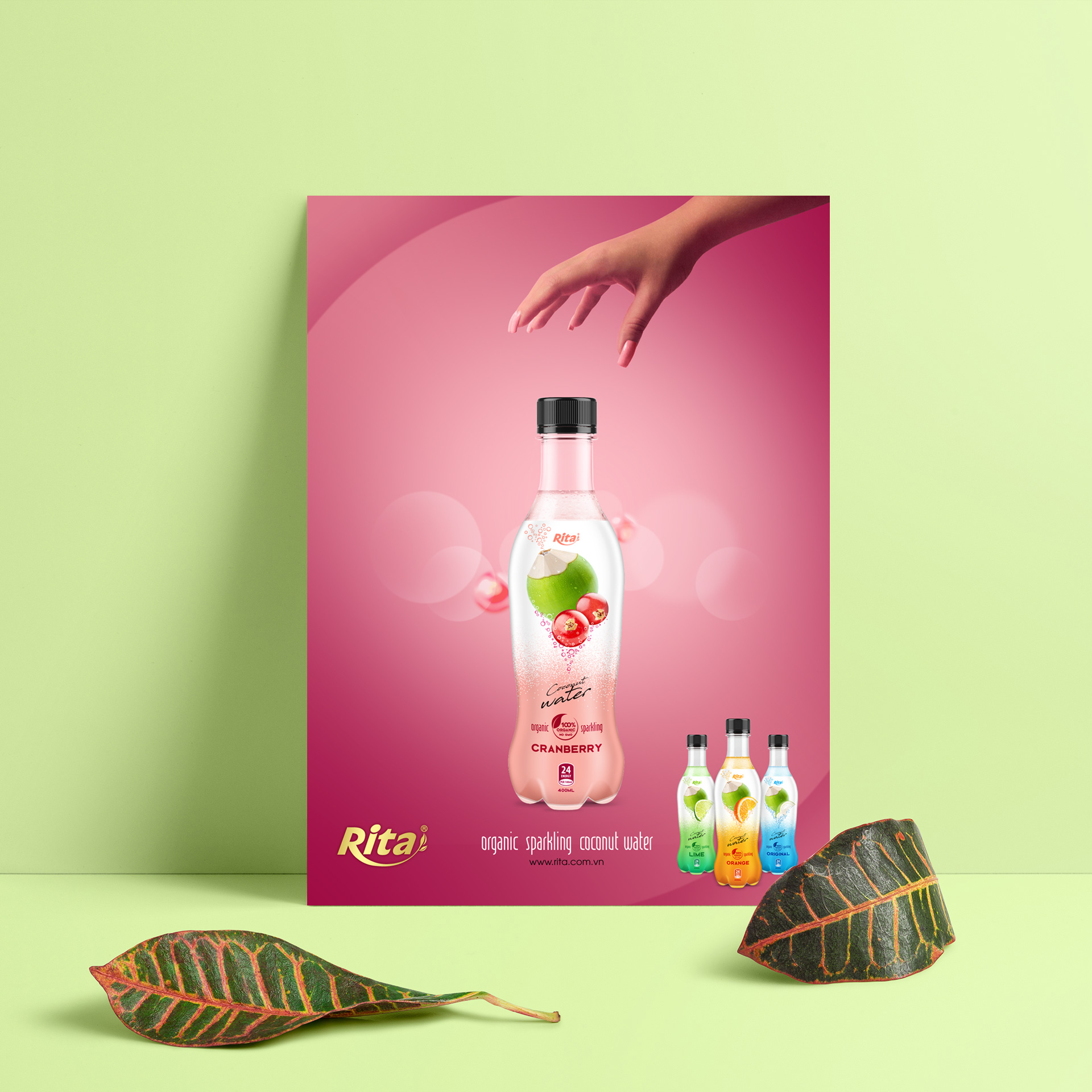 Organic Spakling Coco 400ml 01