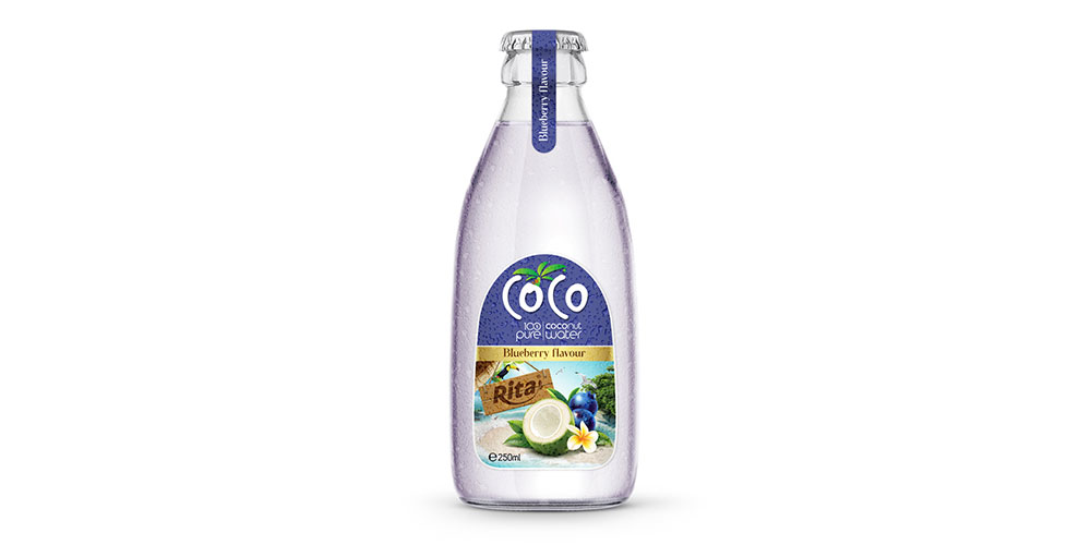 250ml glass bottle blueberry