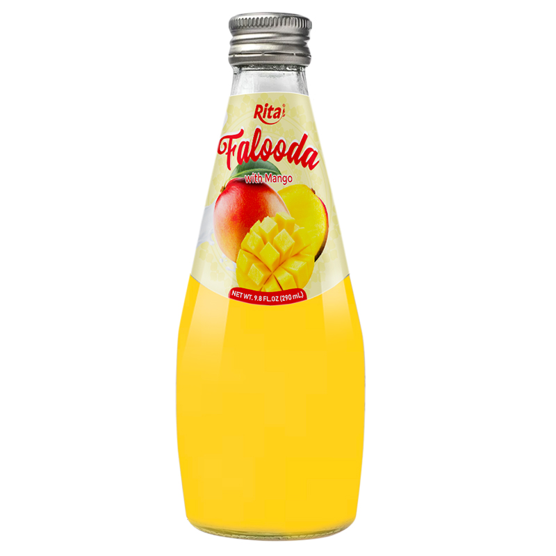 make falooda mix mango flavour 290ml glass bottle 