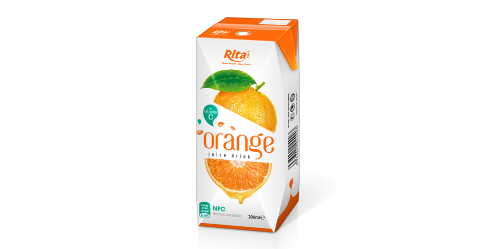 Private label fruit orange juice in Aseptic