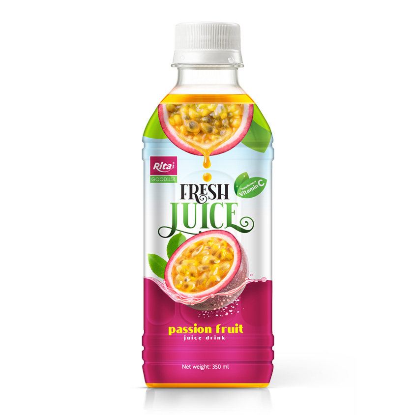  RITA BEVERAGE PASSION FRUIT JUICE DRINK 350ML PET BOTTLE