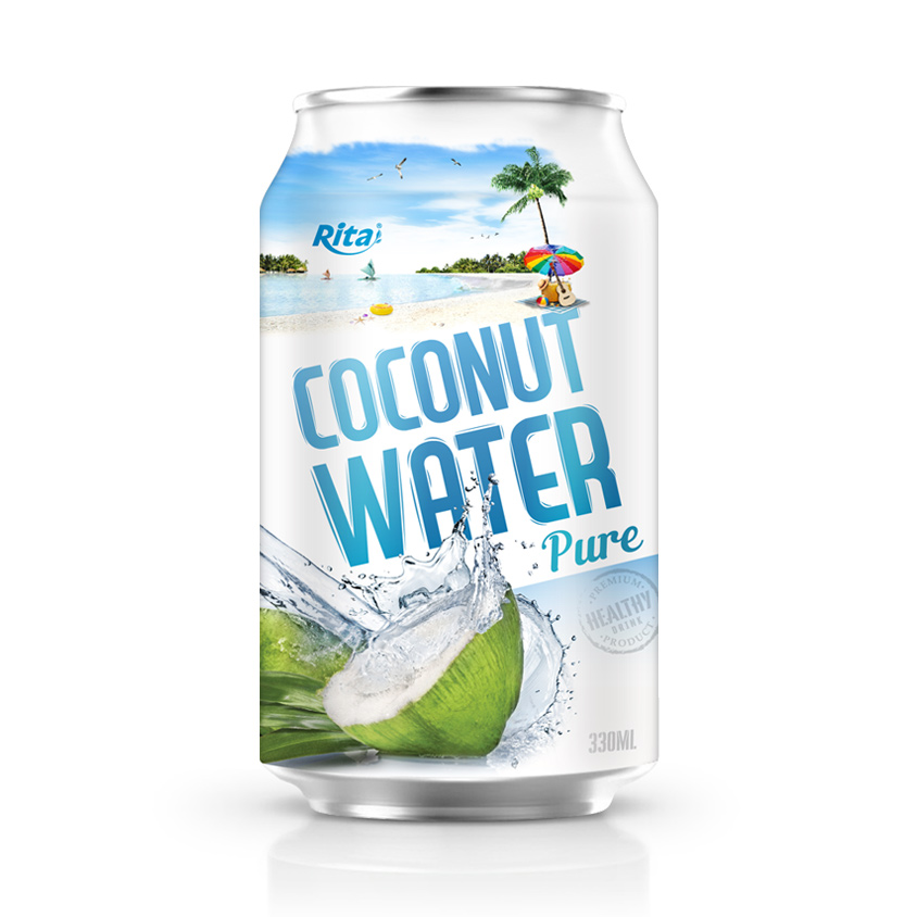 Supplier Coconut water 330 ml Alu Can Rita Brand