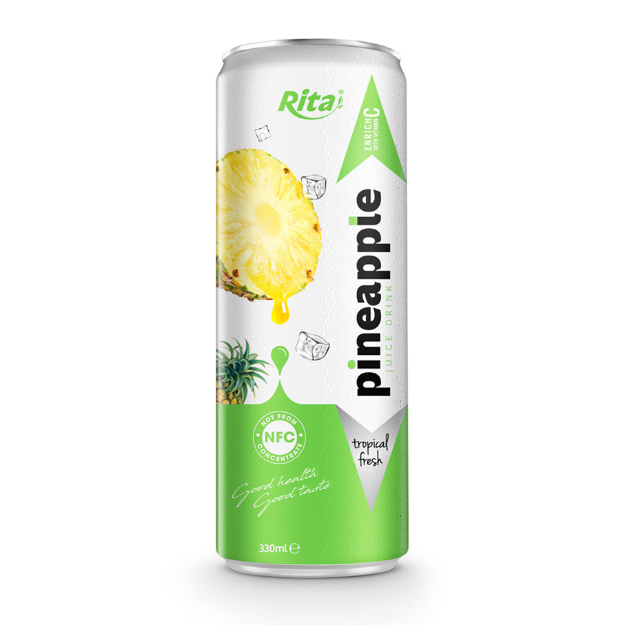 RITA BRAND 330 Ml ALU CAN PINEAPPLE JUICE