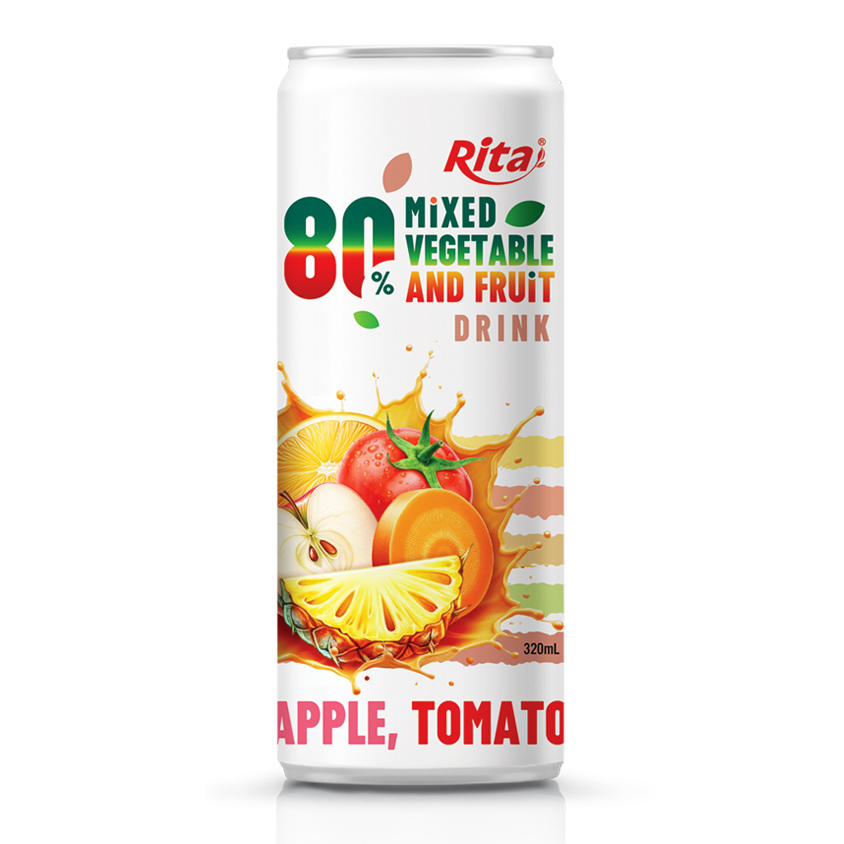 Sleek Can 320ml Fruit and Vegetable Drinks
