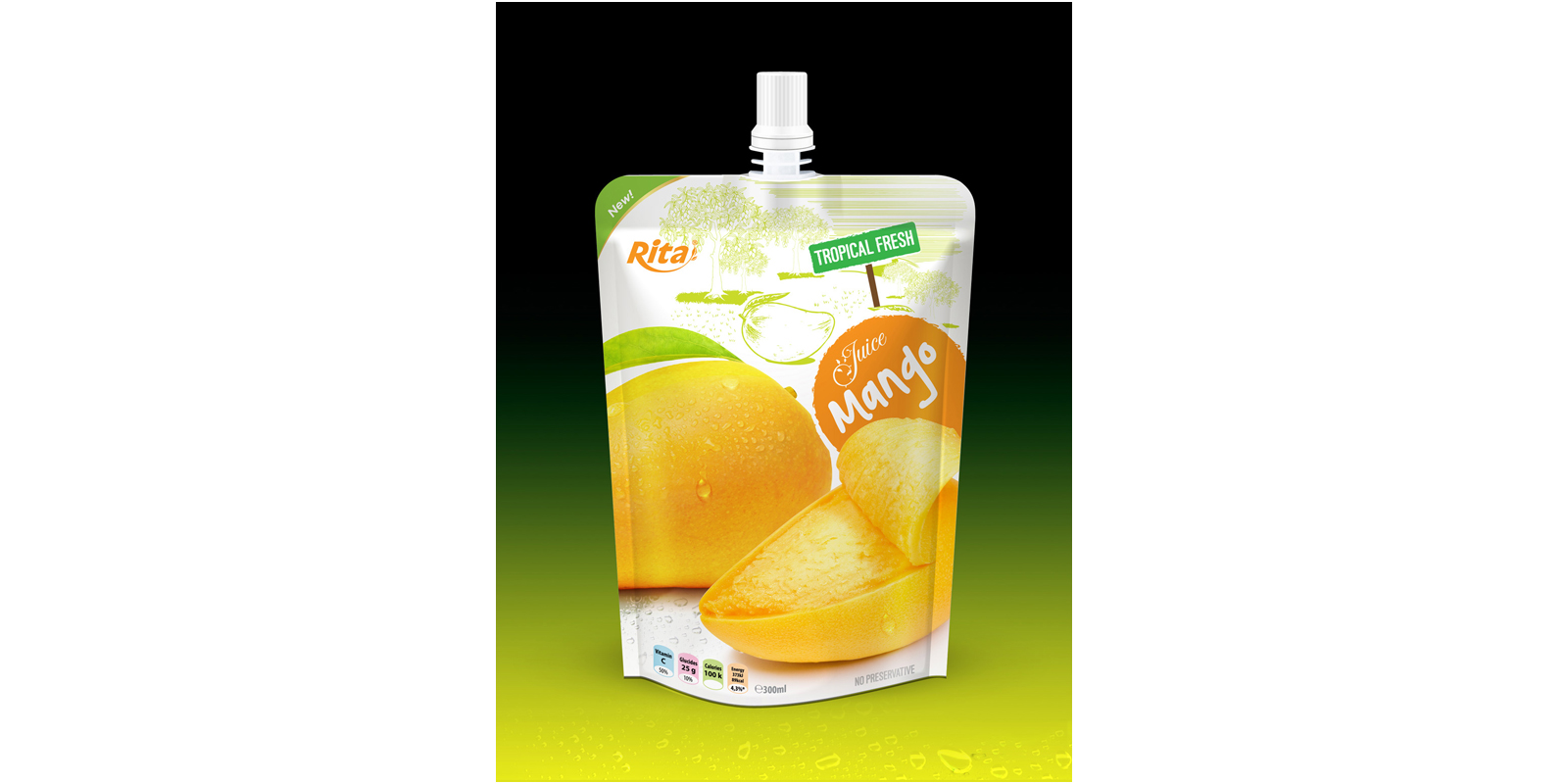 Bag 300ml Mango juice