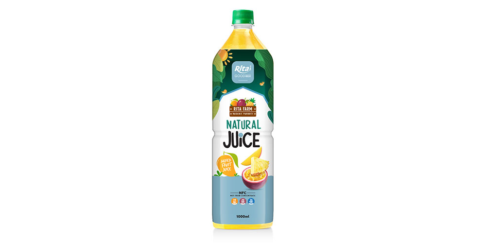 1L PET BOTTLE TROPICAL MIXED FRUIT JUICE