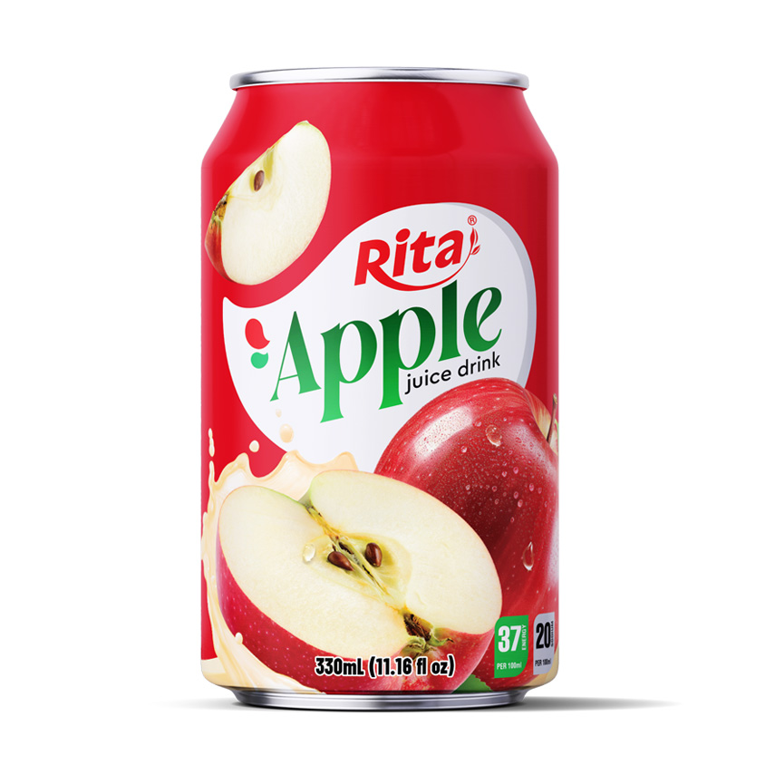 Refresh Your Day with a Natural Apple Juice Drink!