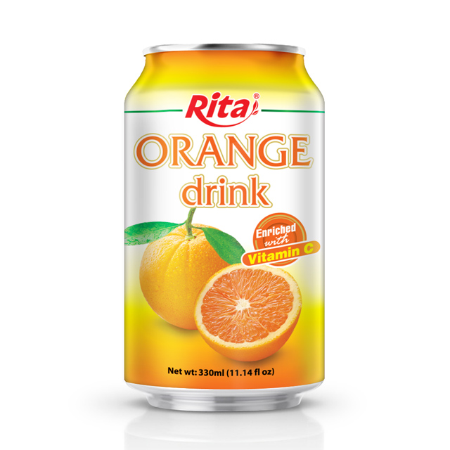 MANUFACTURER 330 ML CANNED ORANGE JUICE