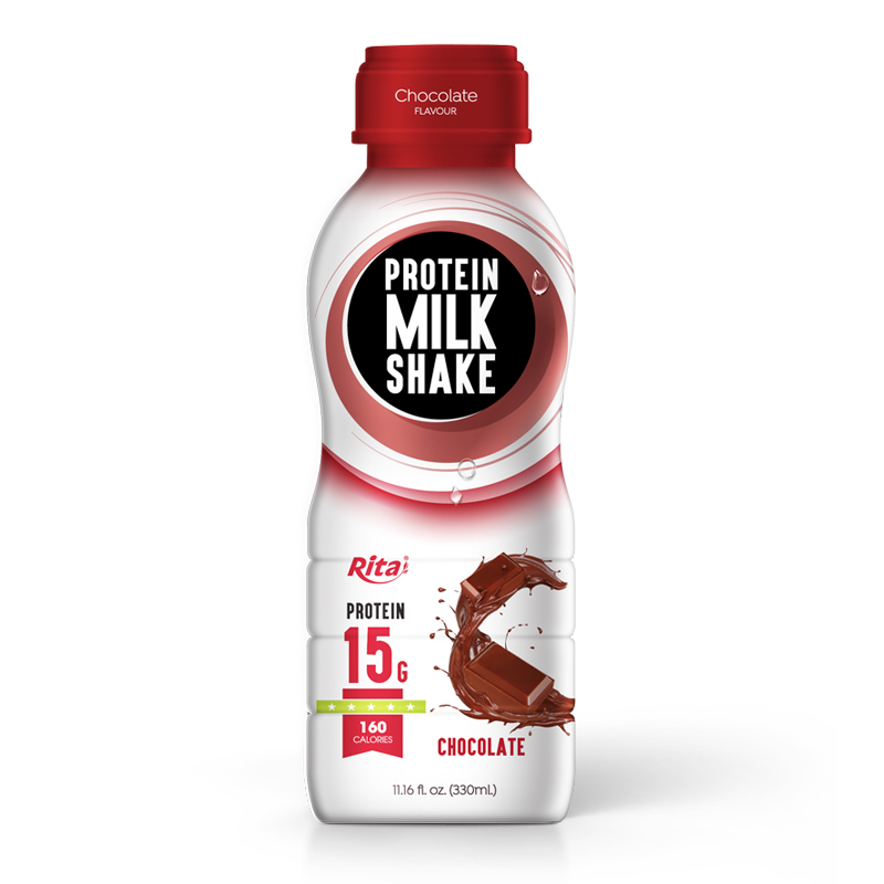 Protein Milk Shake with Chocolate flavor 330ml PP bottle (11.16 fl oz)