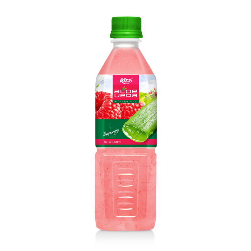 500ML ALOE VERA WITH RASPBERRY JUICE