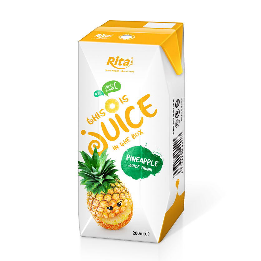 200ML PAPER PAK PINEAPPLE JUICE