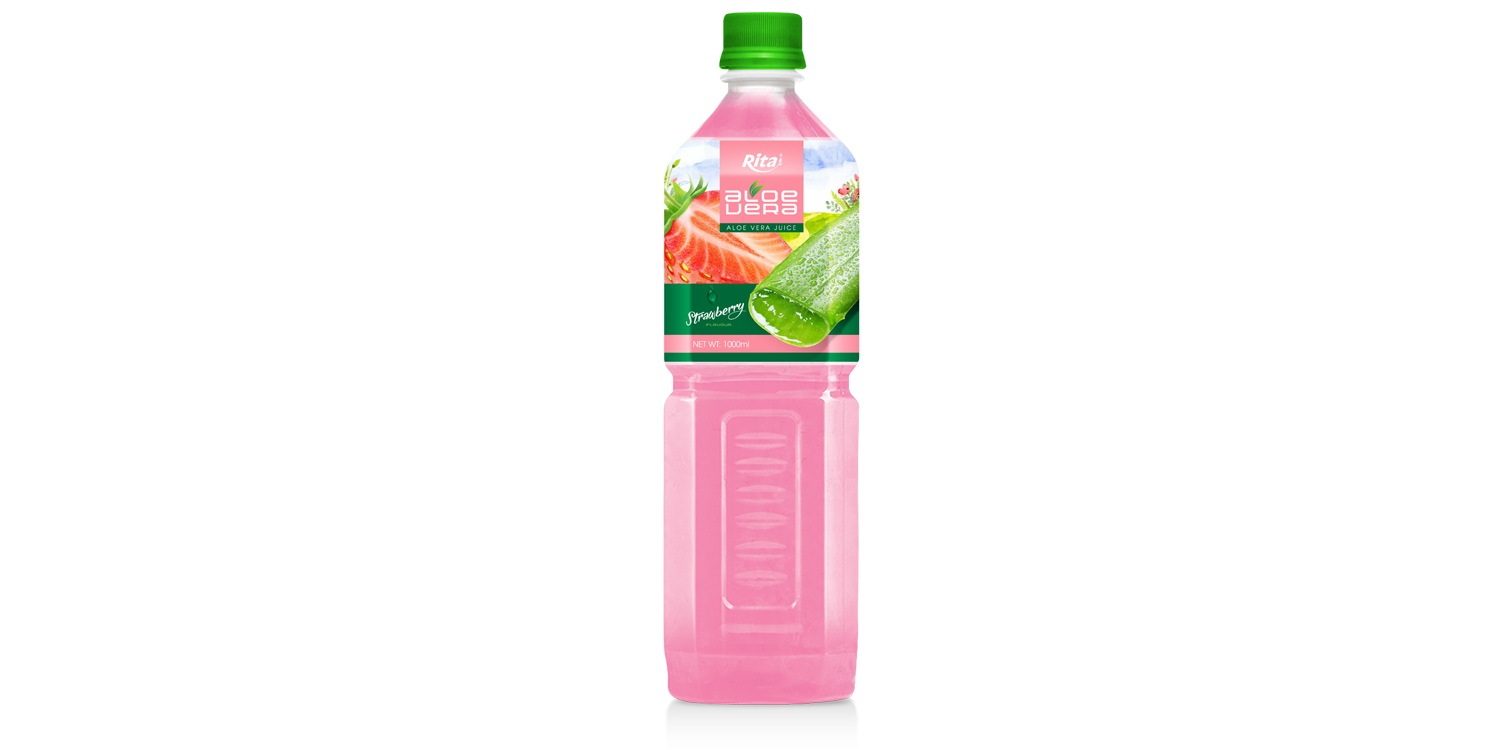 Aloe vera with strawberry flavor 1000ml