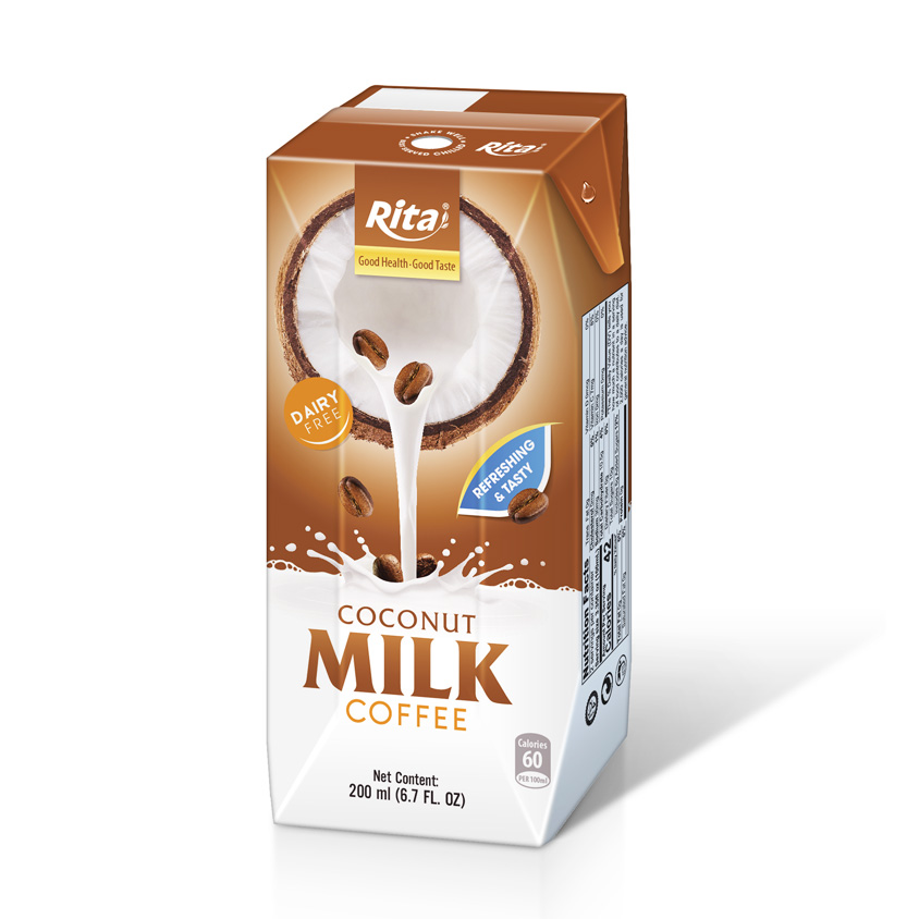 Coconut milk coffee 200ml Paper pak Rita brand