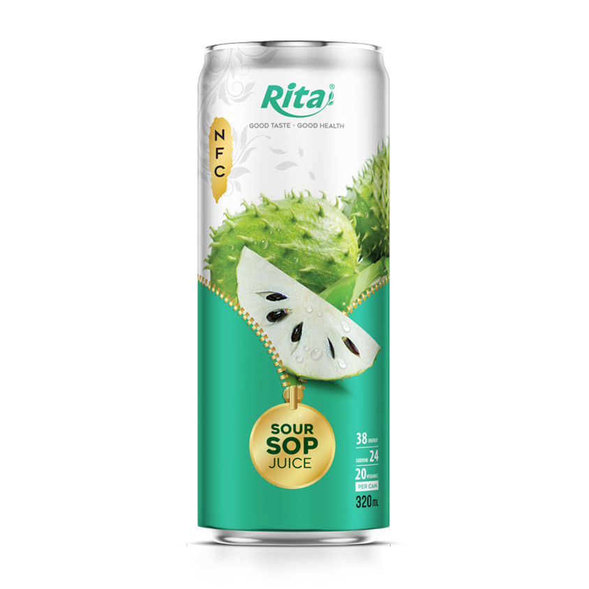 NATURAL VIETNAM TROPICAL 330 ML SOURSOP JUICE DRINK