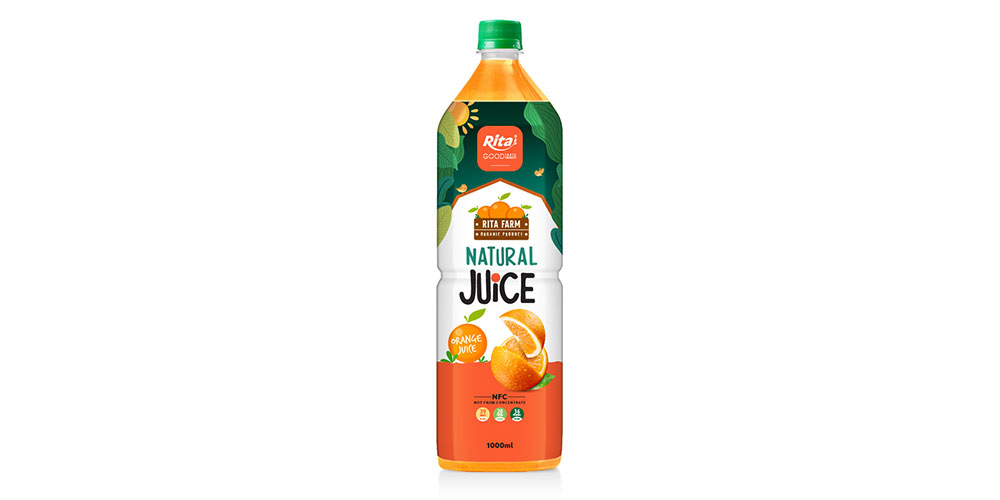 1L PET BOTTLE ORANGE JUICE