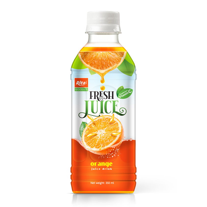 RITA BRAND 350 ML PET BOTTLE ORANGE JUICE