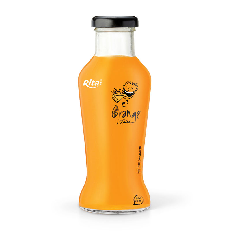 MANUFACTURER  265 ML GLASS BOTTLE ORANGE JUICE