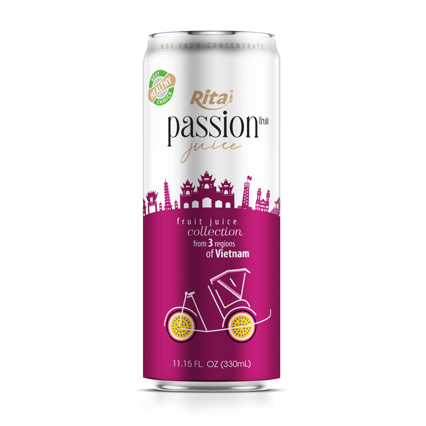  RITA PASSION FRUIT JUICE DRINK 330ML CANNED