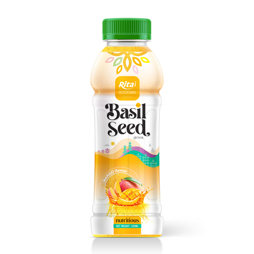 330 PET BOTTLE BASIL SEED WITH MANGO JUICE