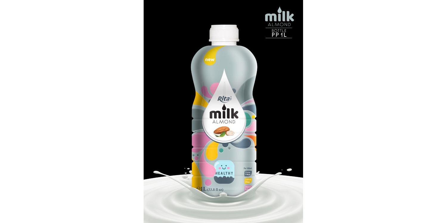 Bottle PP 1L Nuts Milk 01