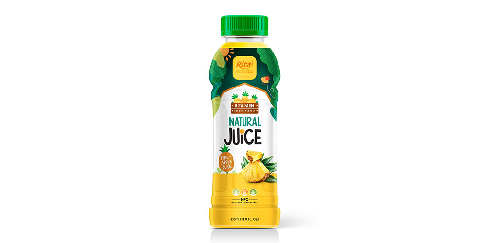 330ML PET BOTTLE PINEAPPLE JUICE