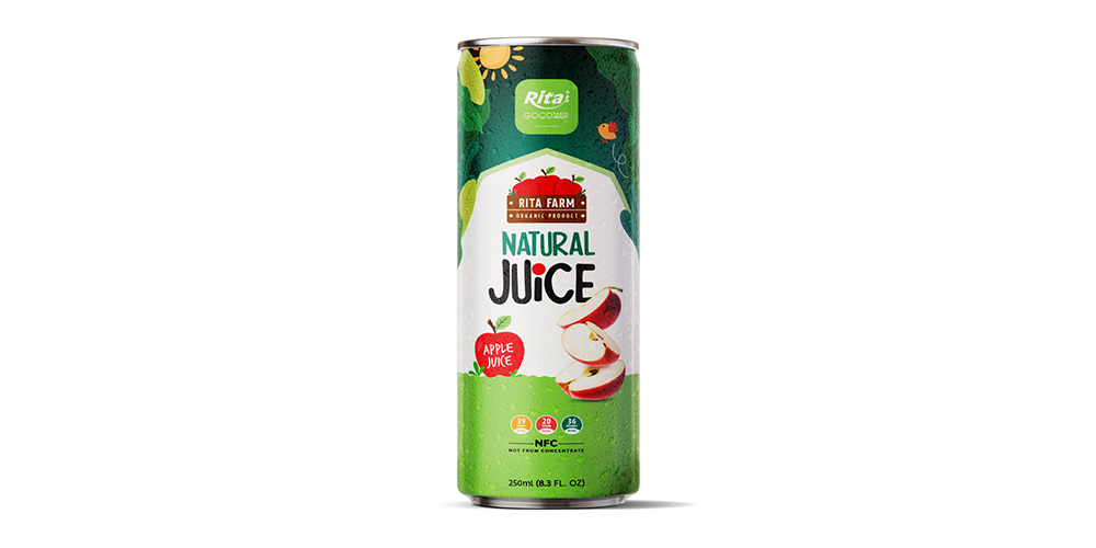 250ML ALU CAN APPLE JUICE