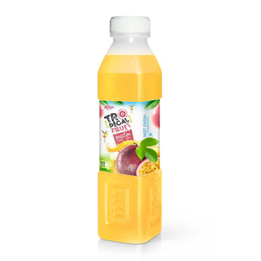  RITA BEVERAGE PASSION FRUIT JUICE DRINK 500ML PET BOTTLE