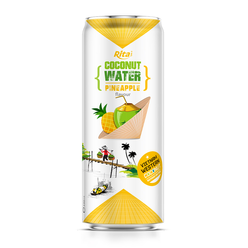 Rita Coconut water With Pineapple juice in 330 ml Alu Can