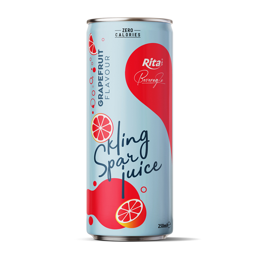 SPARKLING GRAPEFRUIT JUICE 250 ML CANNED