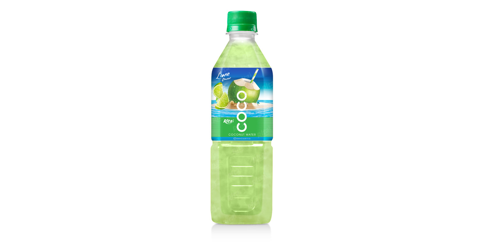 Coconut water with lime flavor 500ml Pet bottle