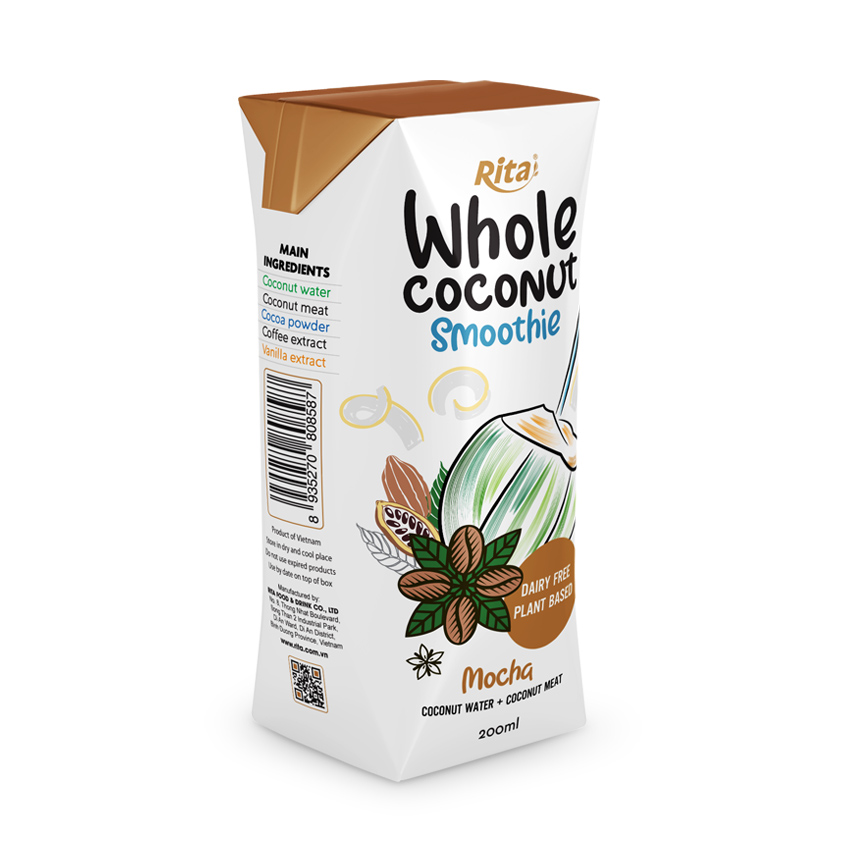 MOCHA COCONUT SMOOTHIE 200 ML PAPER BOX