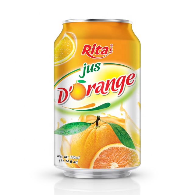 HEALTH DRINK 330 ML CANNED ORANGE JUICE