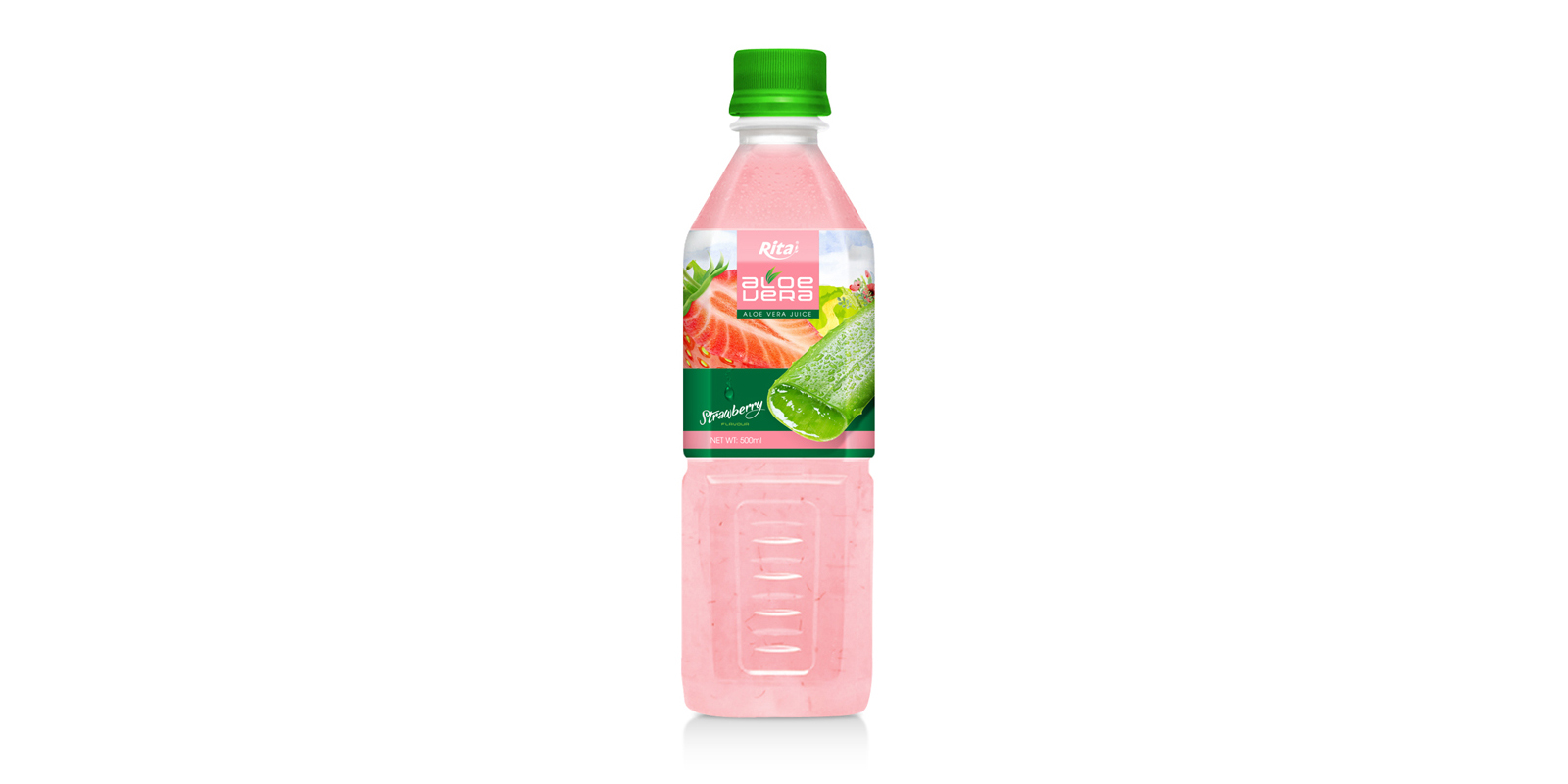 Aloe vera strawberry juice 500ml Pet Bottle