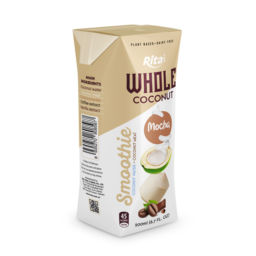 MOCHA COCONUT SMOOTHIE 200 ML PAPER BOX