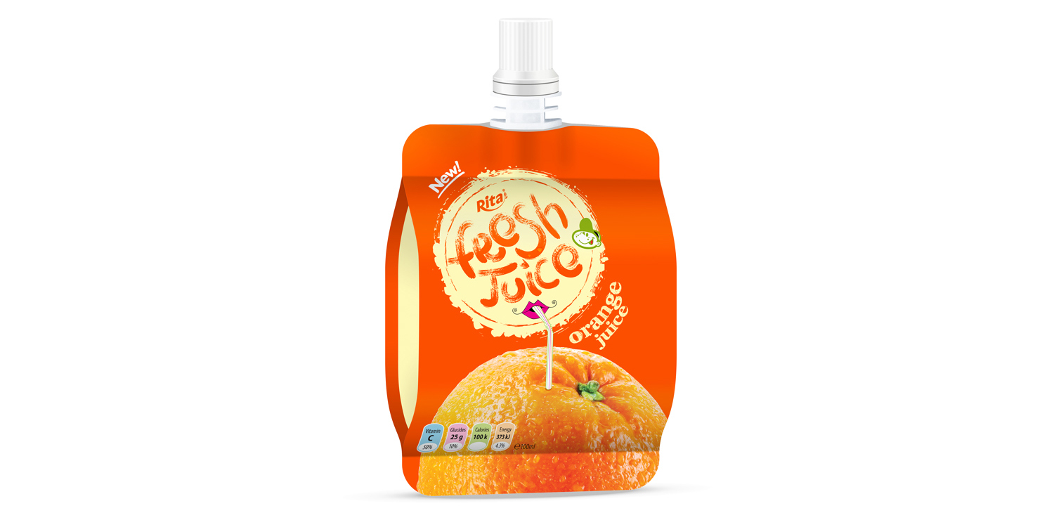 Bag orange juice 100ml