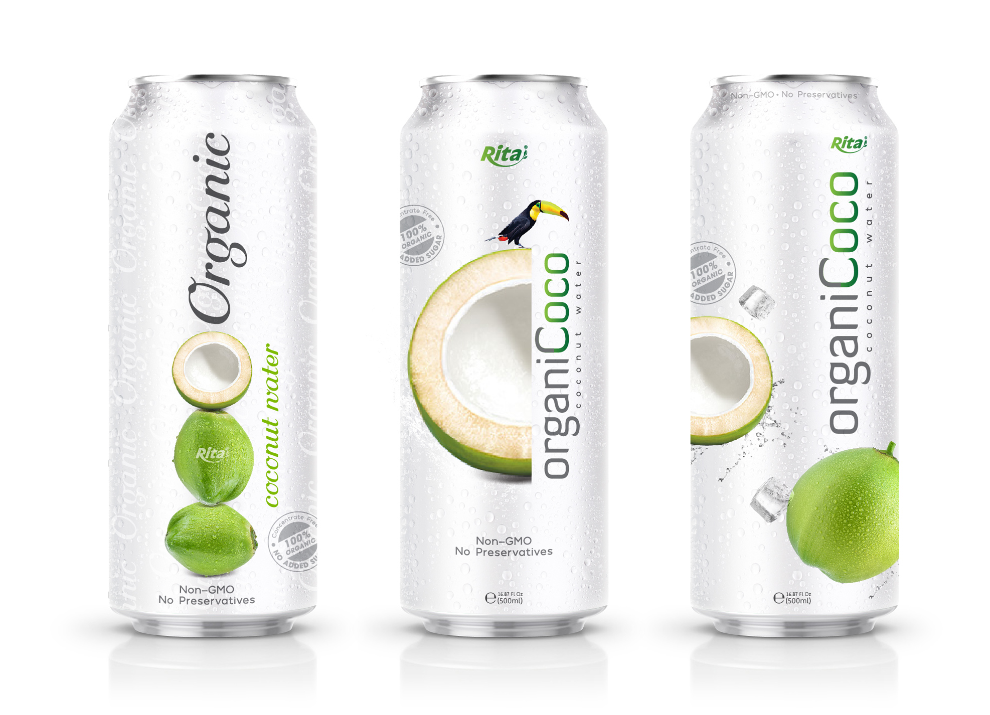 Organic Sparkling Coconut Real fruit juice 