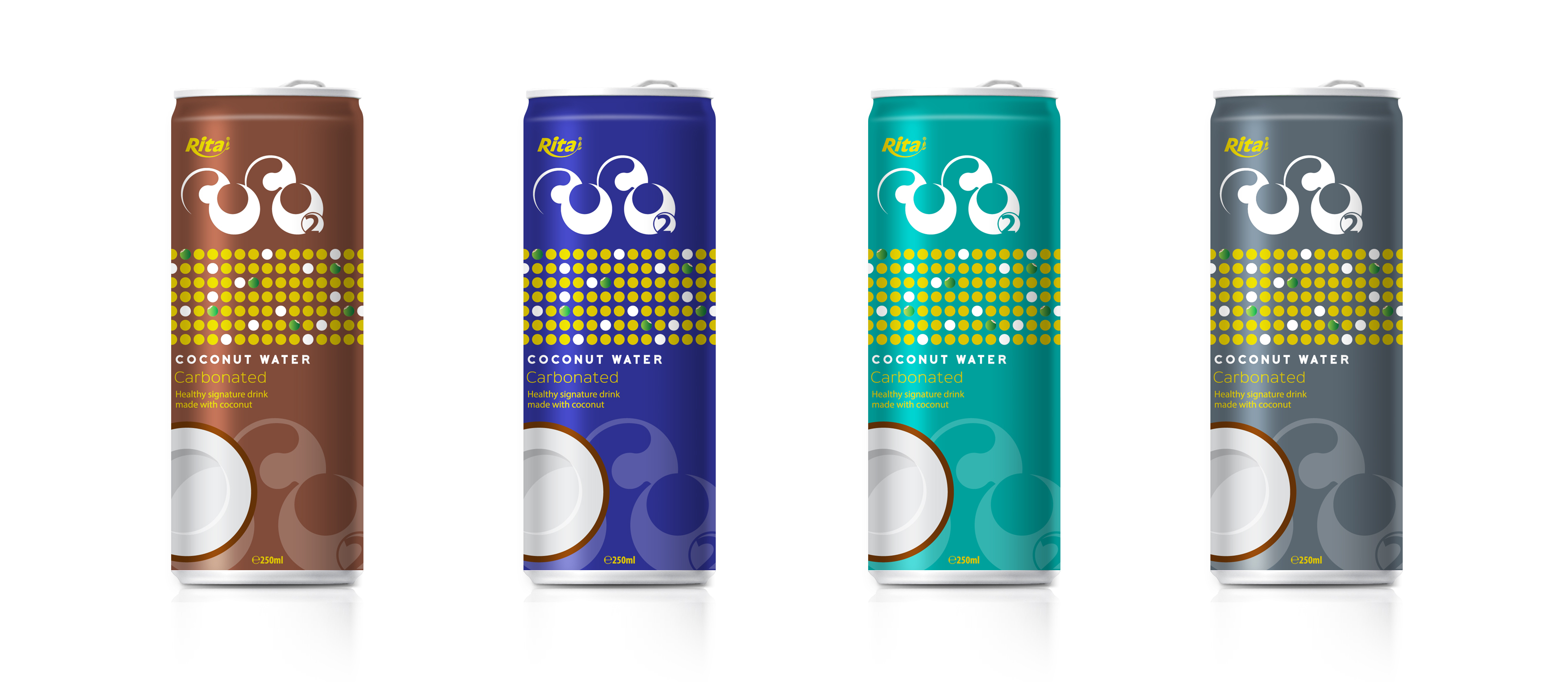 Carbonated coconut water 330 ml Canned Brand