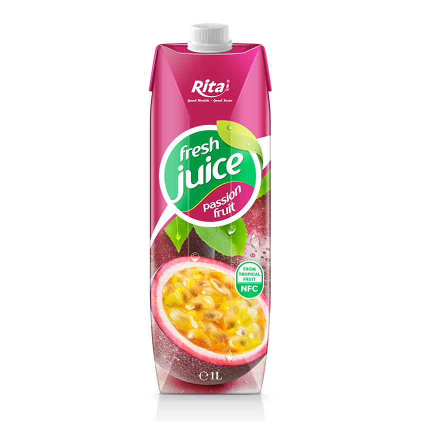 NATURAL PASSION FRUIT JUICE DRINK 1000ML PAPER BOX