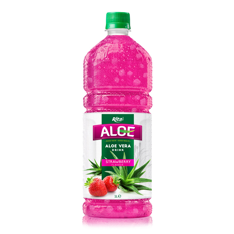 1000ML ALOE VERA WITH STRAWBERRY JUICE