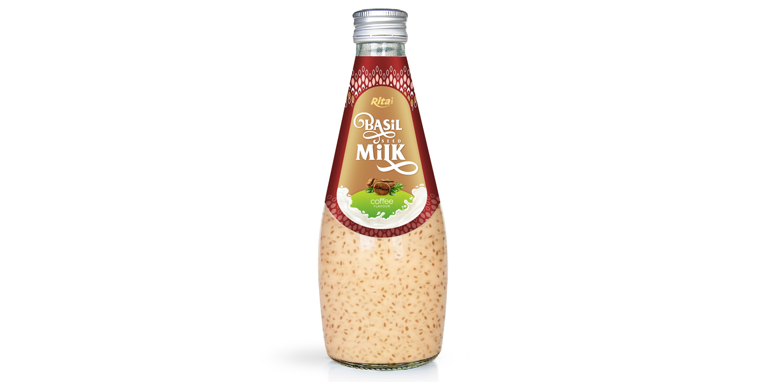 Coffee basil seed milk 290ml from Juice