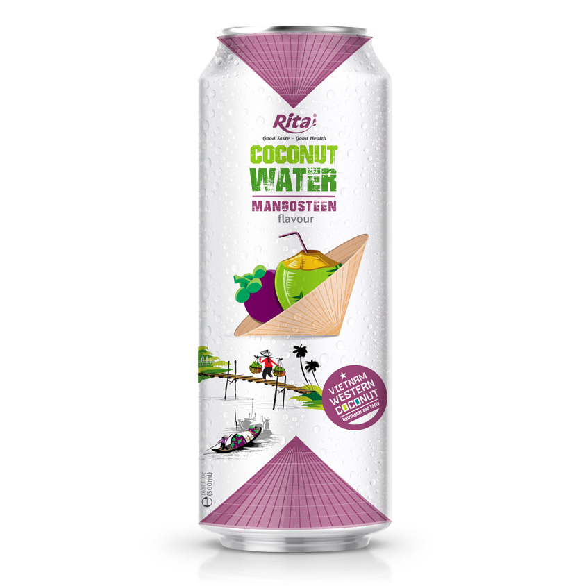 Rita Coconut water With Mangosteen juice in 500 ml Alu Can