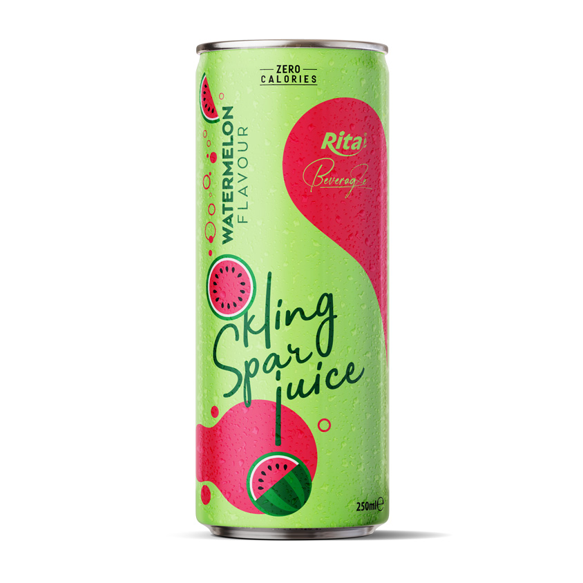 RITA BRAND SPARKLING WATERMELON JUICE 250 ML CANNED