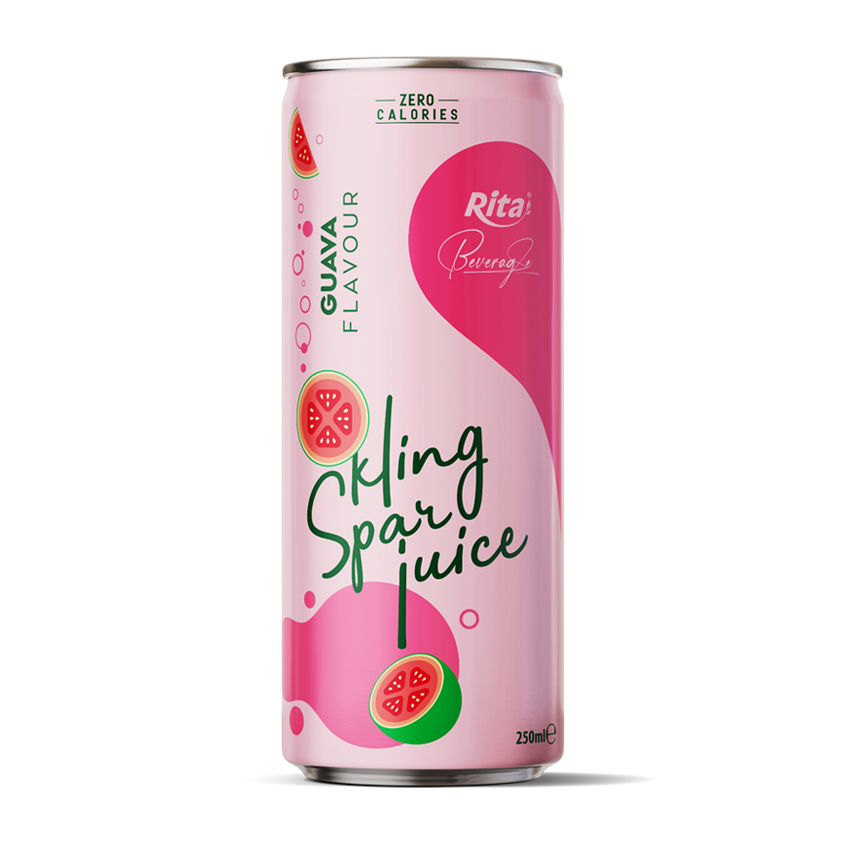 SPARKLING GUAVA JUICE 250 ML CANNED