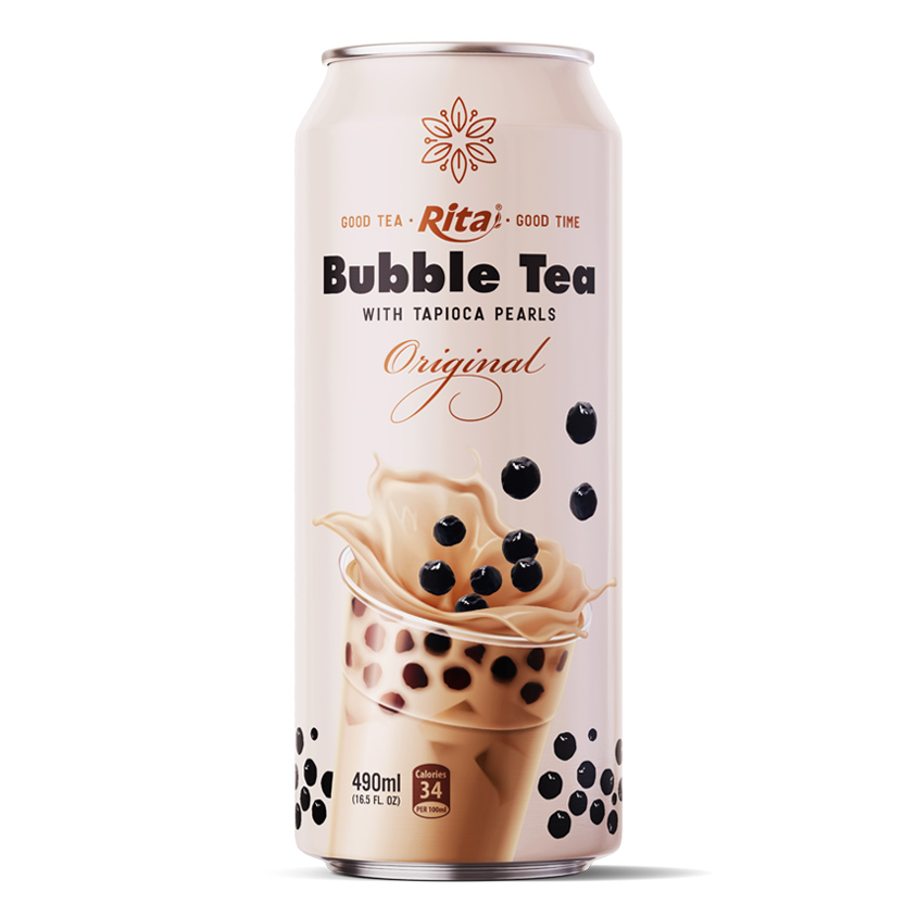 490ML CAN BUBBLE TEA WITH ORIGINAL FLAVOR