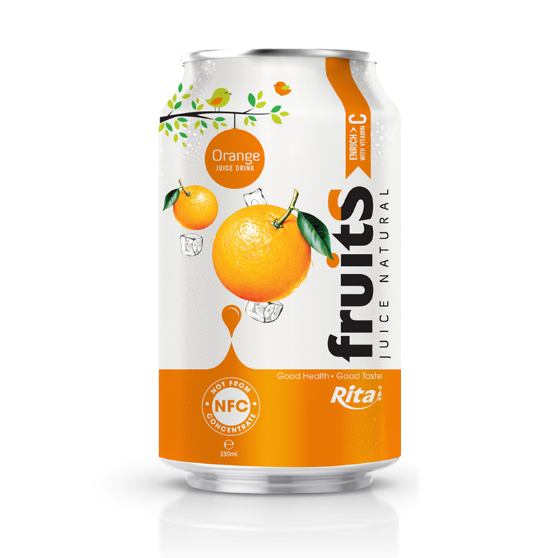 RITA BRAND 330 ML CANNED ORANGE JUICE