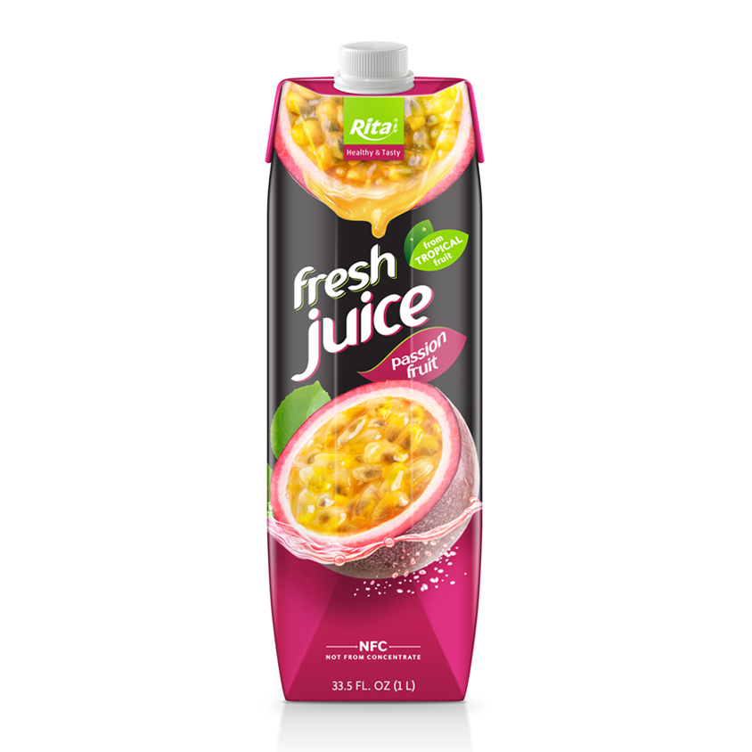 PASSION FRUIT JUICE DRINK 1000ML PAPER BOX