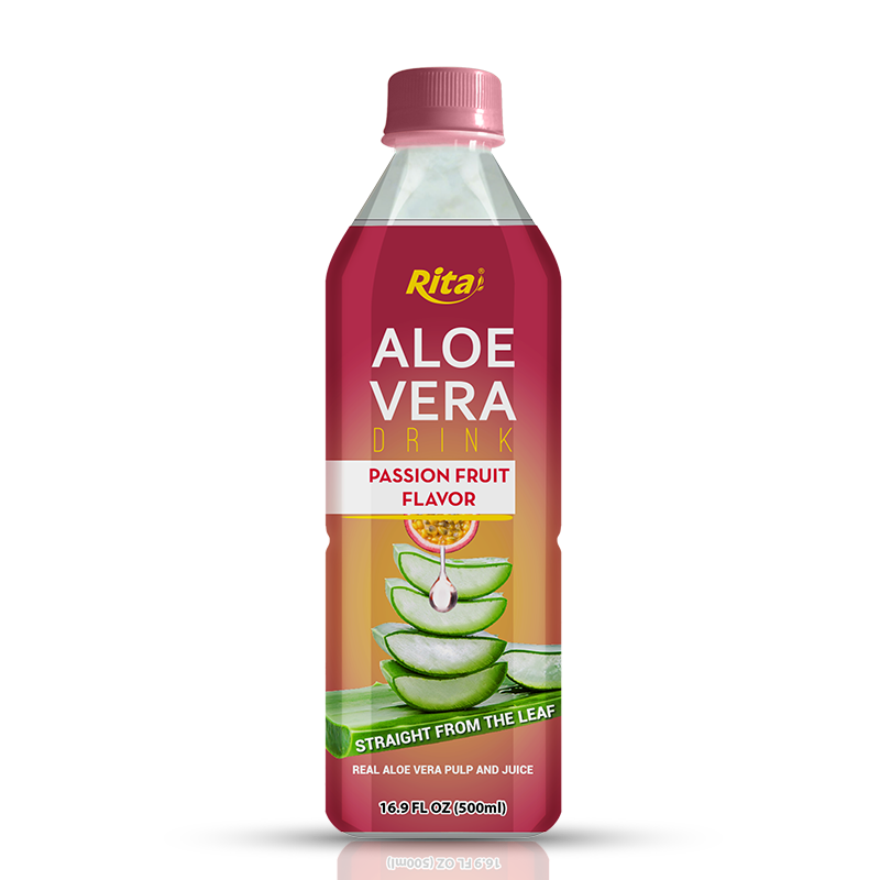 500ML ALOE VERA WITH PASSION FRUIT JUICE