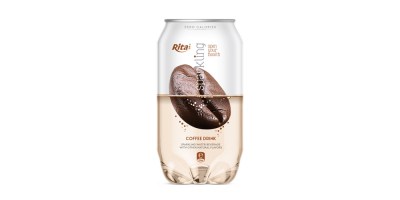 Pet can 350ml Sparkling drink with coffee flavor